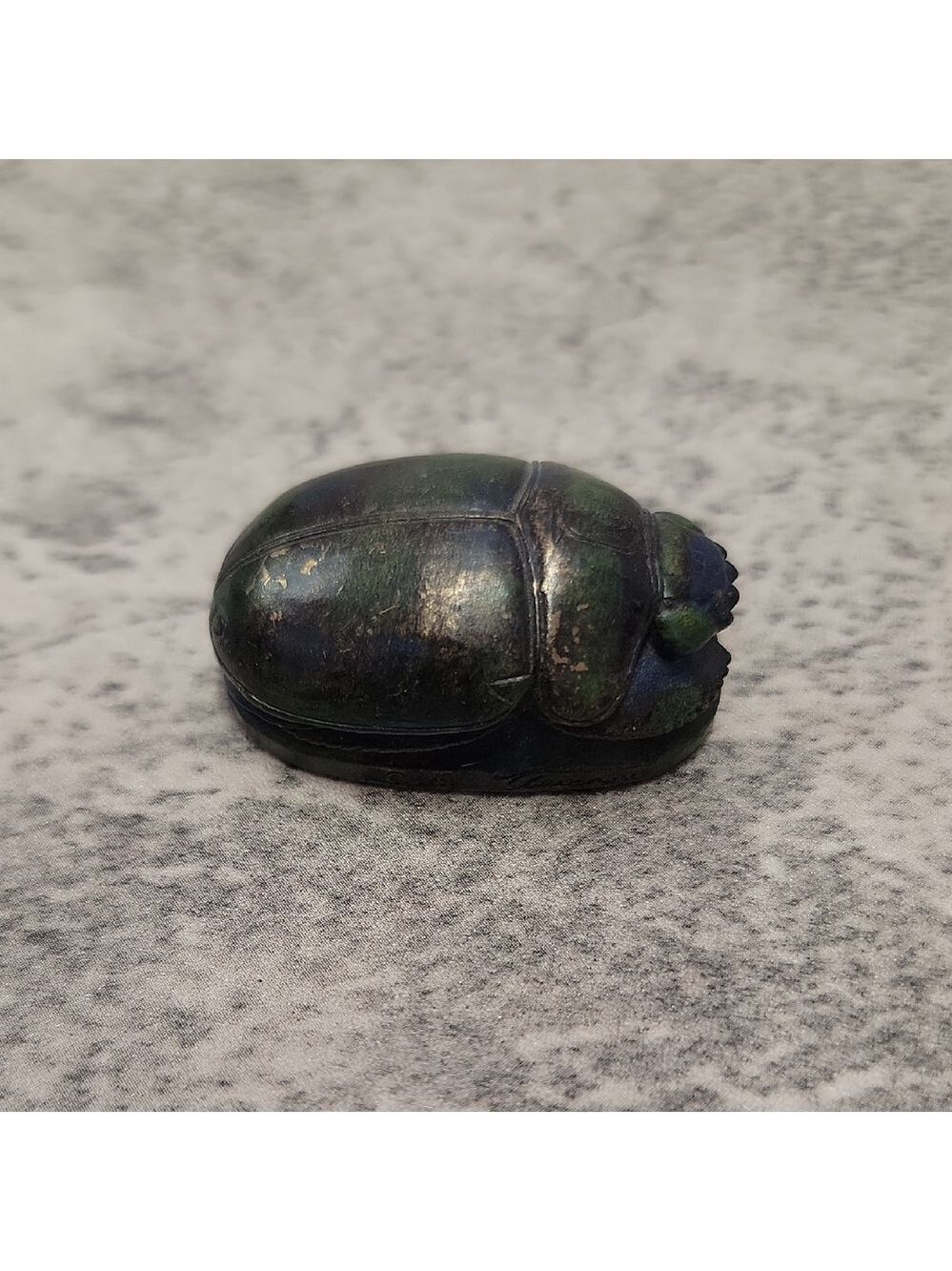 Vintage Egyptian Scarab Beetle figure